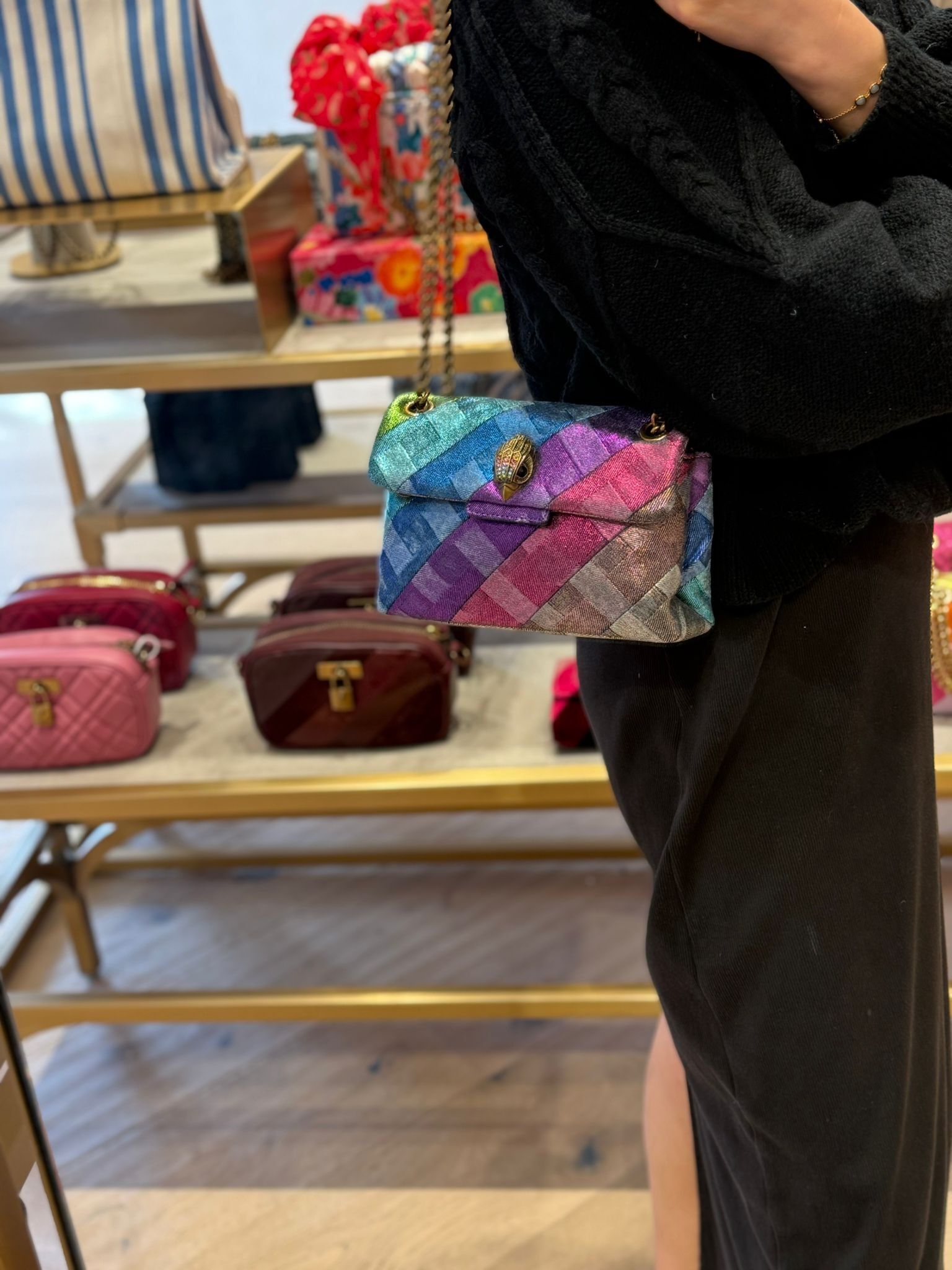 英國代購 (獨立訂單)--KG Kurt Geiger MINI KENSINGTON SOFT BAG