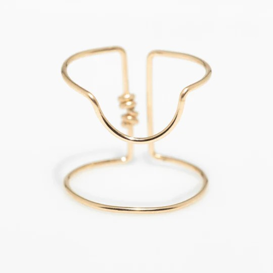 1YA0326-018 [YAY PARIS] Essential Nail Ring Rolled Gold #23AHC-100xrecL00 (EU)