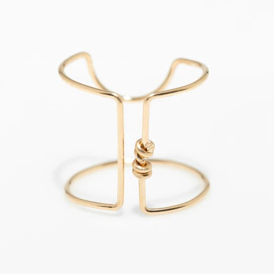 1YA0326-018 [YAY PARIS] Essential Nail Ring Rolled Gold #23AHC-100xrecL00 (EU)