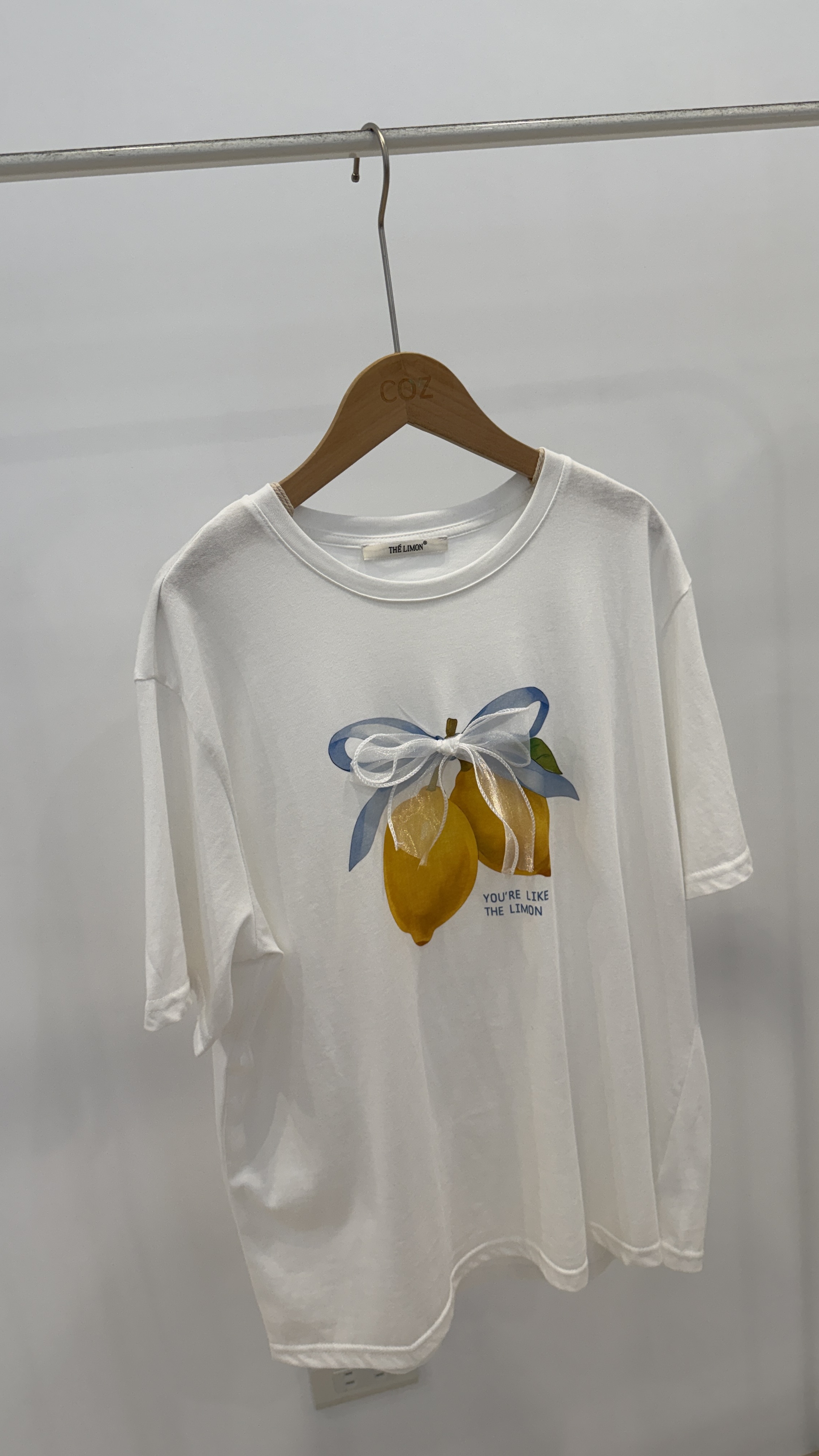 可可愛愛蕾絲౨ৎ檸檬Tee (中版) _10118