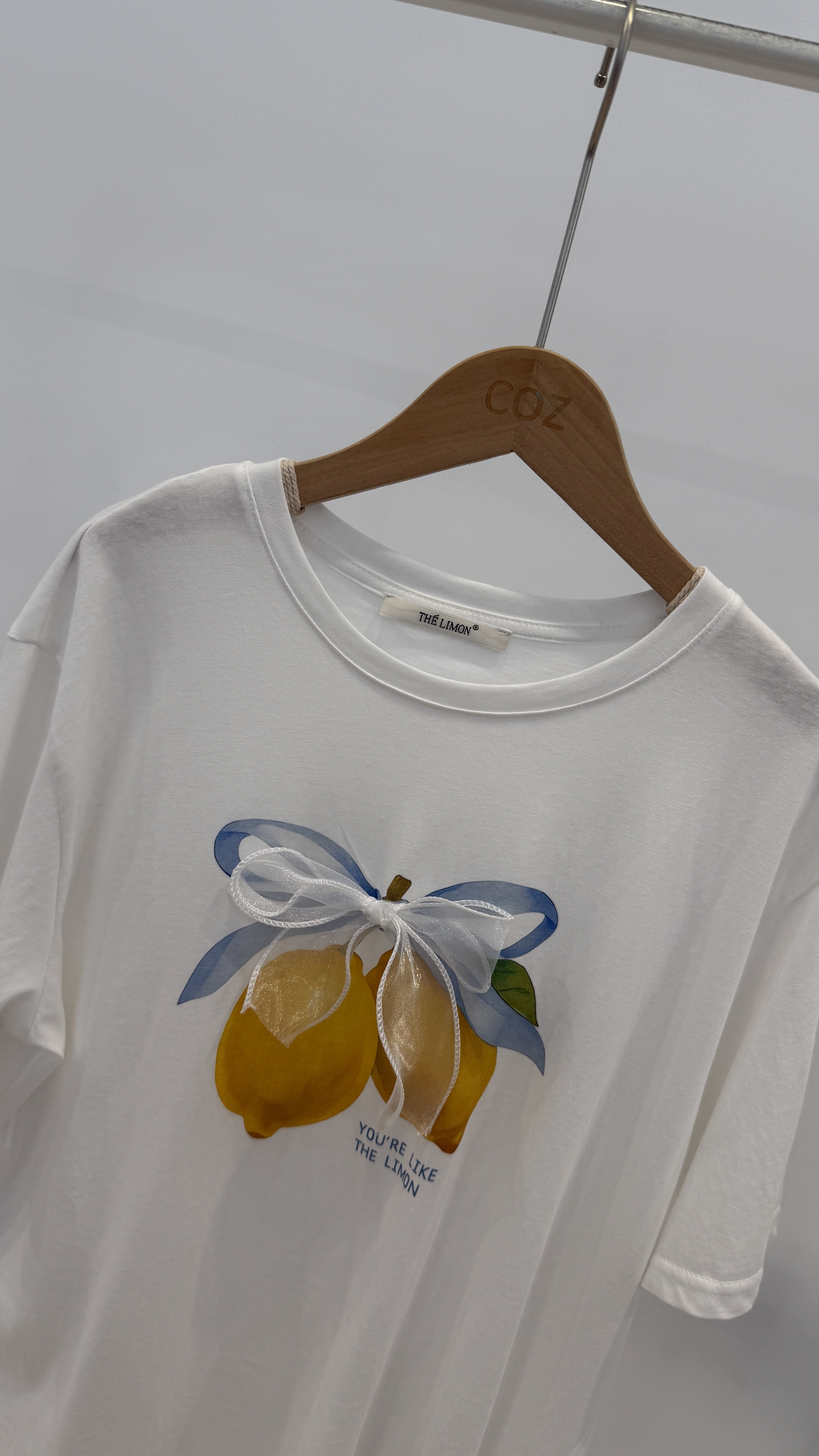 可可愛愛蕾絲౨ৎ檸檬Tee (中版) _10118