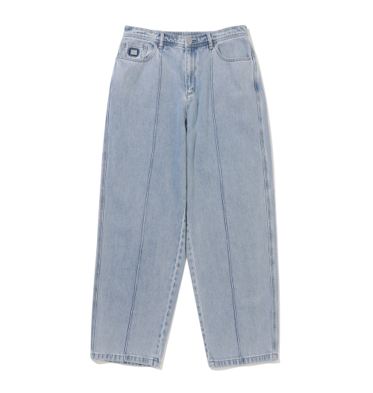 XE017 KODAK RGB Denim Wide Fit Balloon Fit Pants 淺藍色