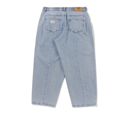 XE017 KODAK RGB Denim Wide Fit Balloon Fit Pants 淺藍色