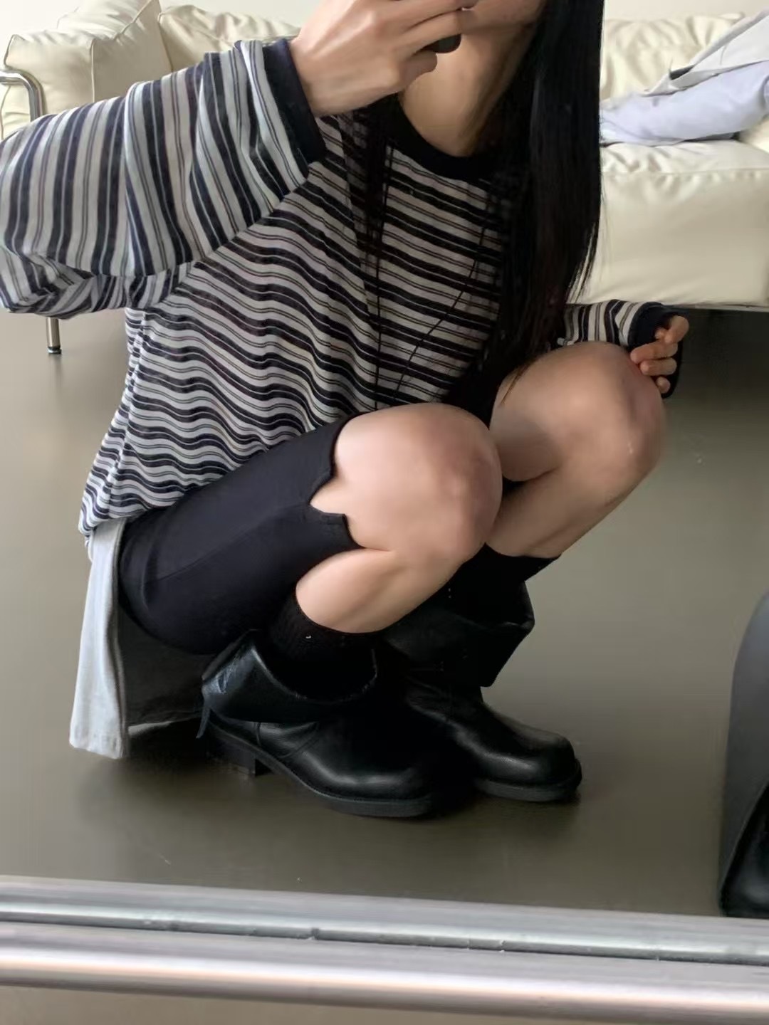 E07-熱銷彈性棉卡普里褲