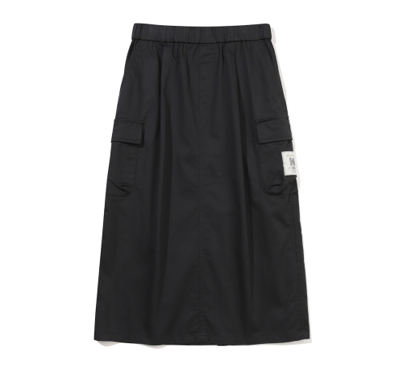 XE019 KODAK Kodak Company Clean Cotton Cargo Long Skirt