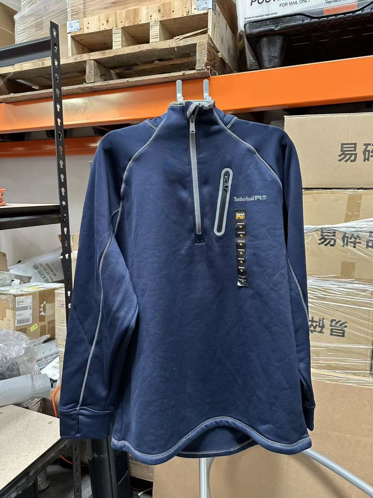 【直播】Timberland LX0324128 男裝半拉鏈衛衣