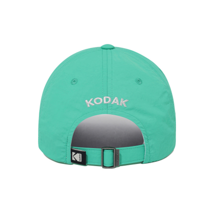 XE023 KODAK Relaxed Fit Square Logo Nylon Ball Cap
