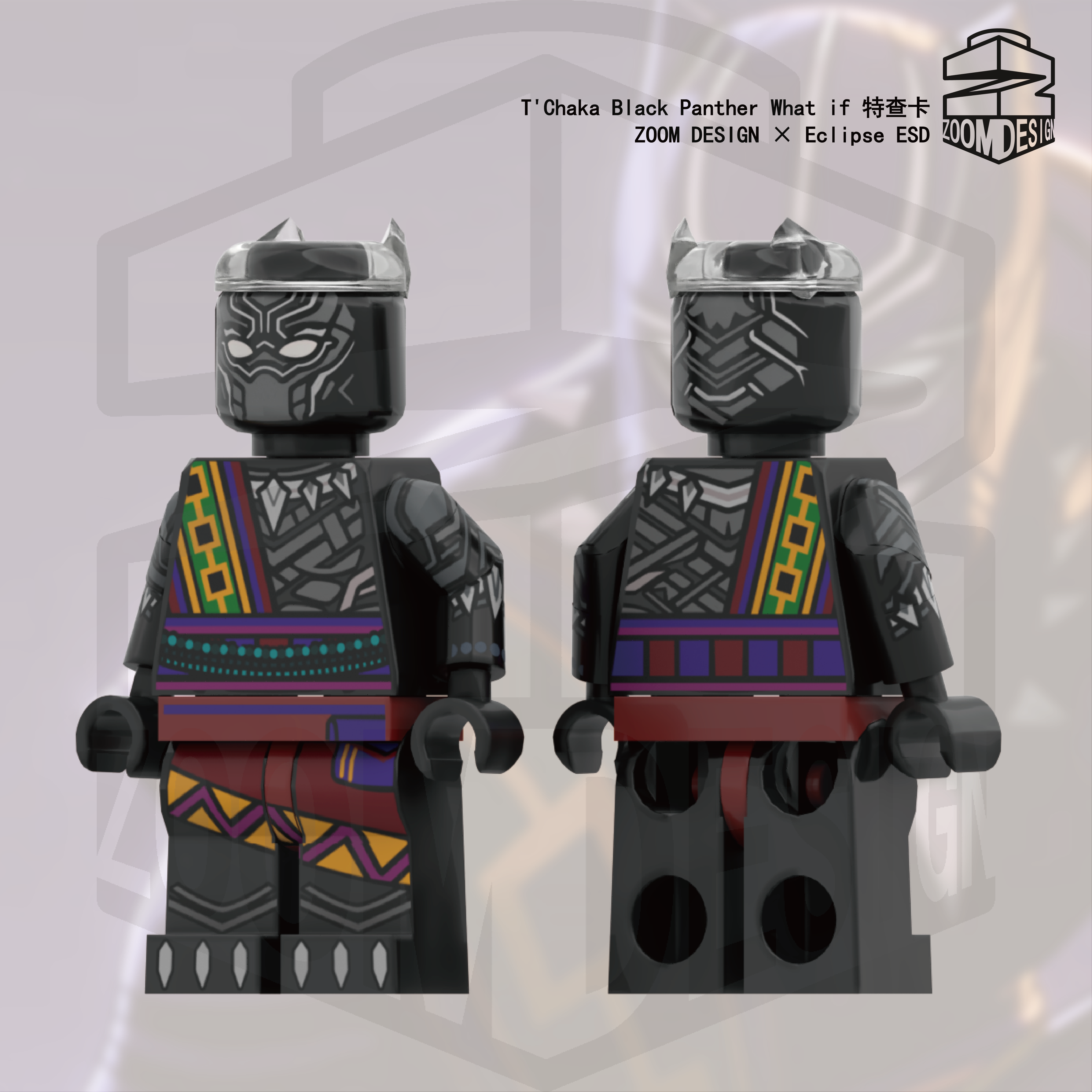 【預訂】【ZOOM DESIGN x Eclipse ESD】特查卡黑豹戰衣