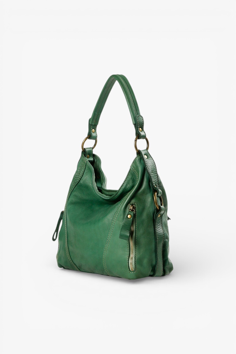 Enza 方形肩背包 綠色