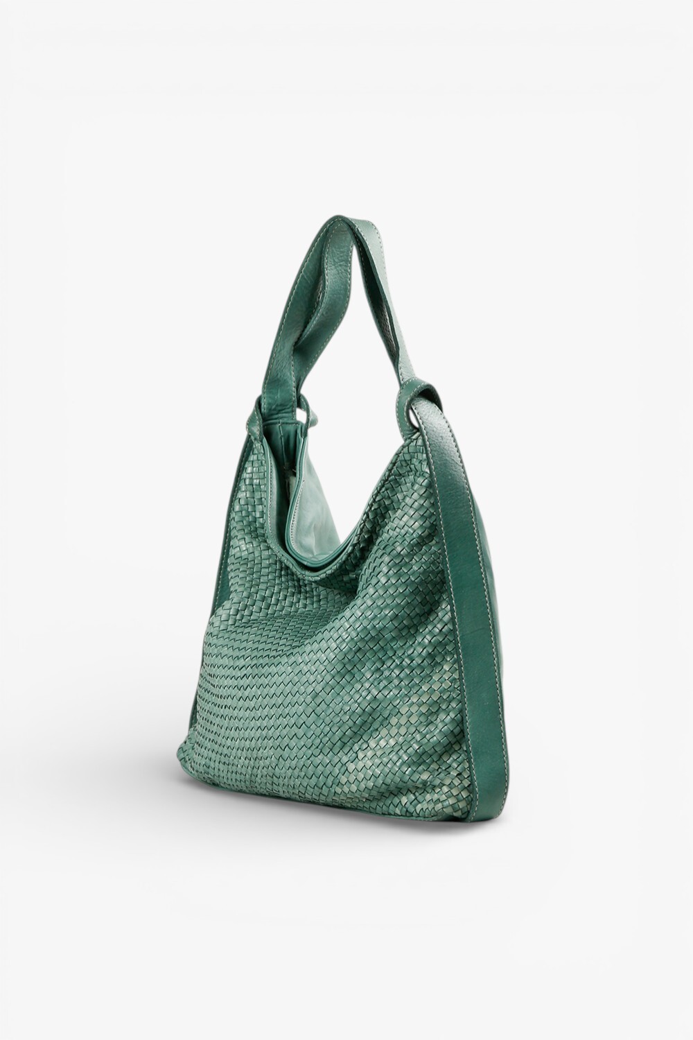 Doppia Woven 編織兩用包 湖綠