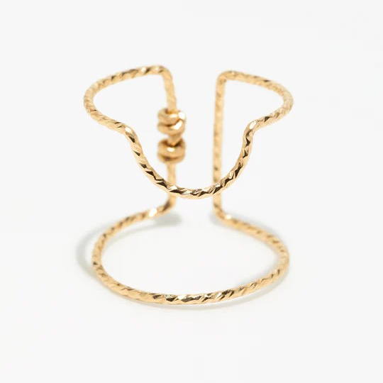 1YA0326-021 [YAY PARIS] Radiance Nail Ring Gold #120siec100 (EU)