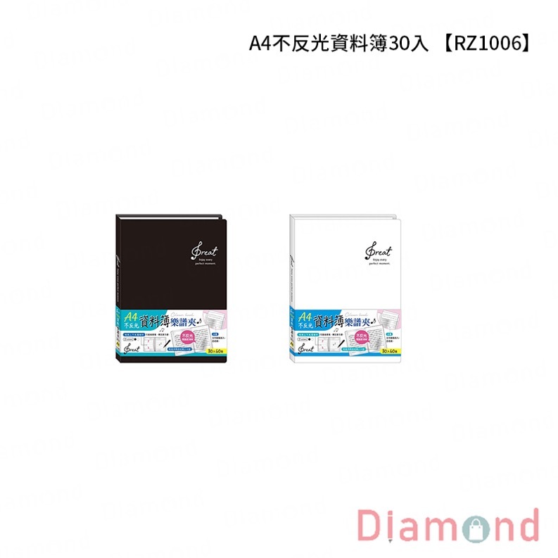 四季紙品 A4不反光資料簿30入【RZ1006】