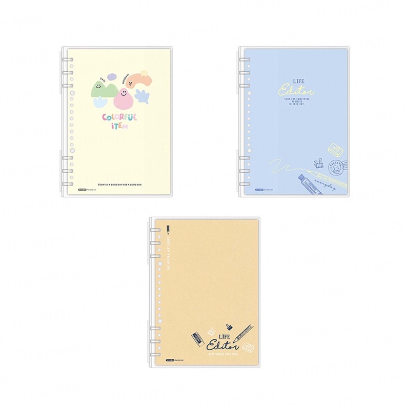 四季紙品 薄型25K6孔PP夾【RK3002】