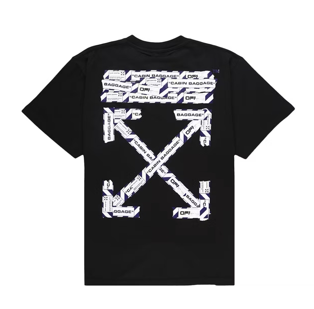 Off white tee SS26 airport tape