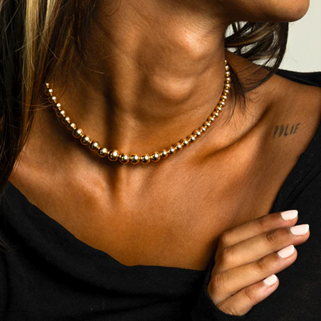 1YA0326-131 [YAY PARIS] Lana Necklace Laminated Gold #24AHC-500tplnmy100 (EU)