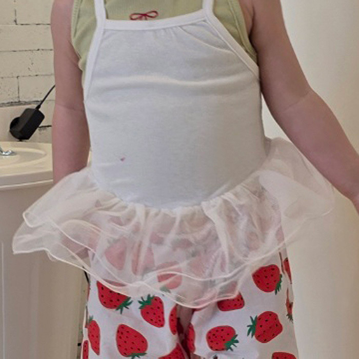 正韓夏COLOR 蕾絲拼接吊帶背心