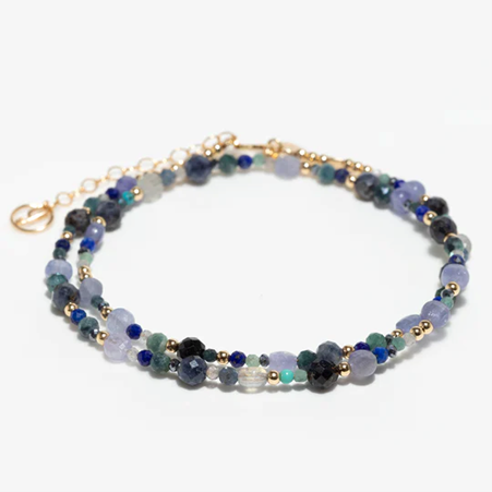 1YA0326-134 [YAY PARIS] Venus Necklace Azure Laminated Gold #24SSC-500tpve967 (EU)