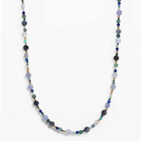 1YA0326-134 [YAY PARIS] Venus Necklace Azure Laminated Gold #24SSC-500tpve967 (EU)