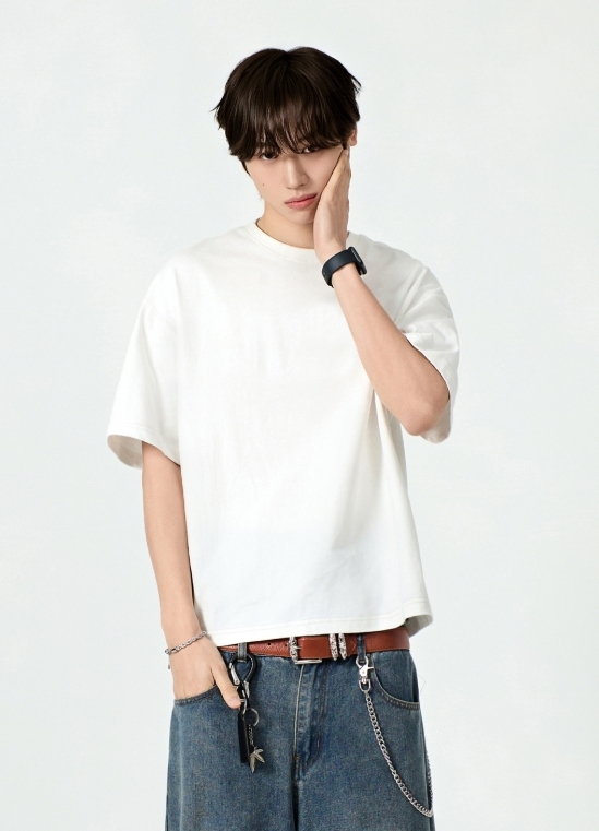 【OWN】Dimitri Black 素色 短袖 落肩 上衣 潮流 春夏 不分男女 三件一組 黑色 白色 炭灰