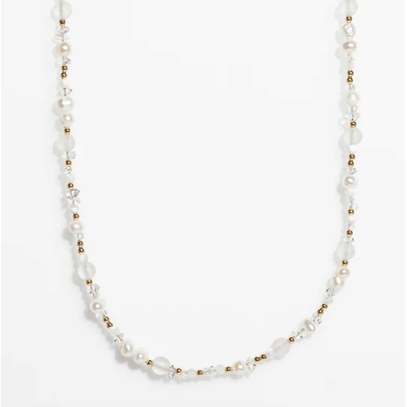 1YA0326-137 [YAY PARIS] Venus Necklace Eternal Snow Laminated Gold #24SSC-500tpve973 (EU)