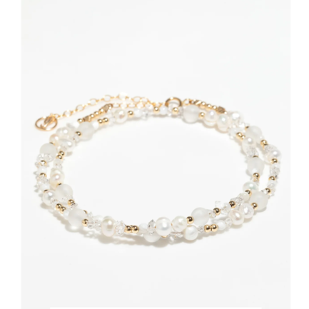 1YA0326-137 [YAY PARIS] Venus Necklace Eternal Snow Laminated Gold #24SSC-500tpve973 (EU)