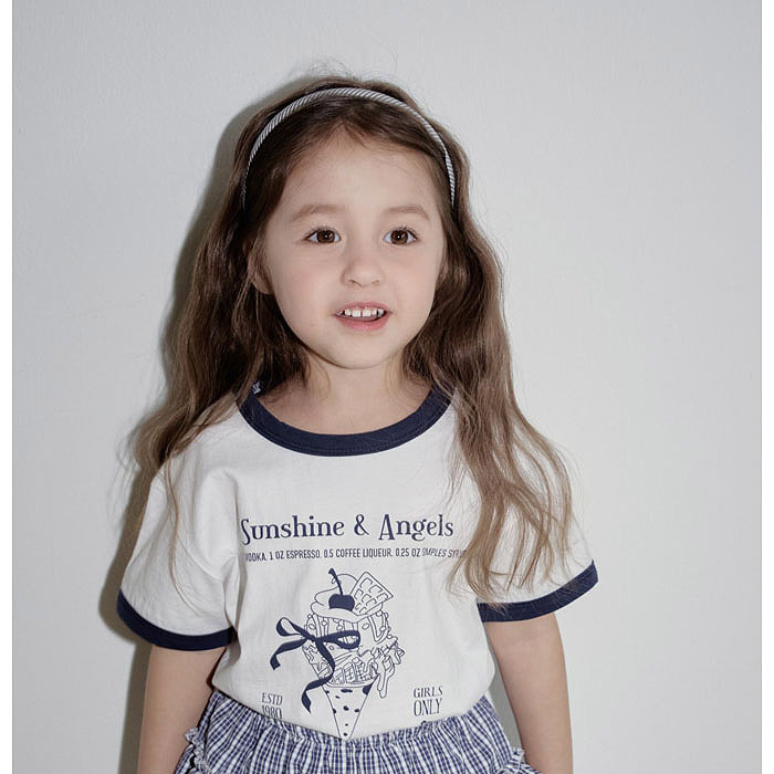 正韓夏momoann 兩色聖代上衣