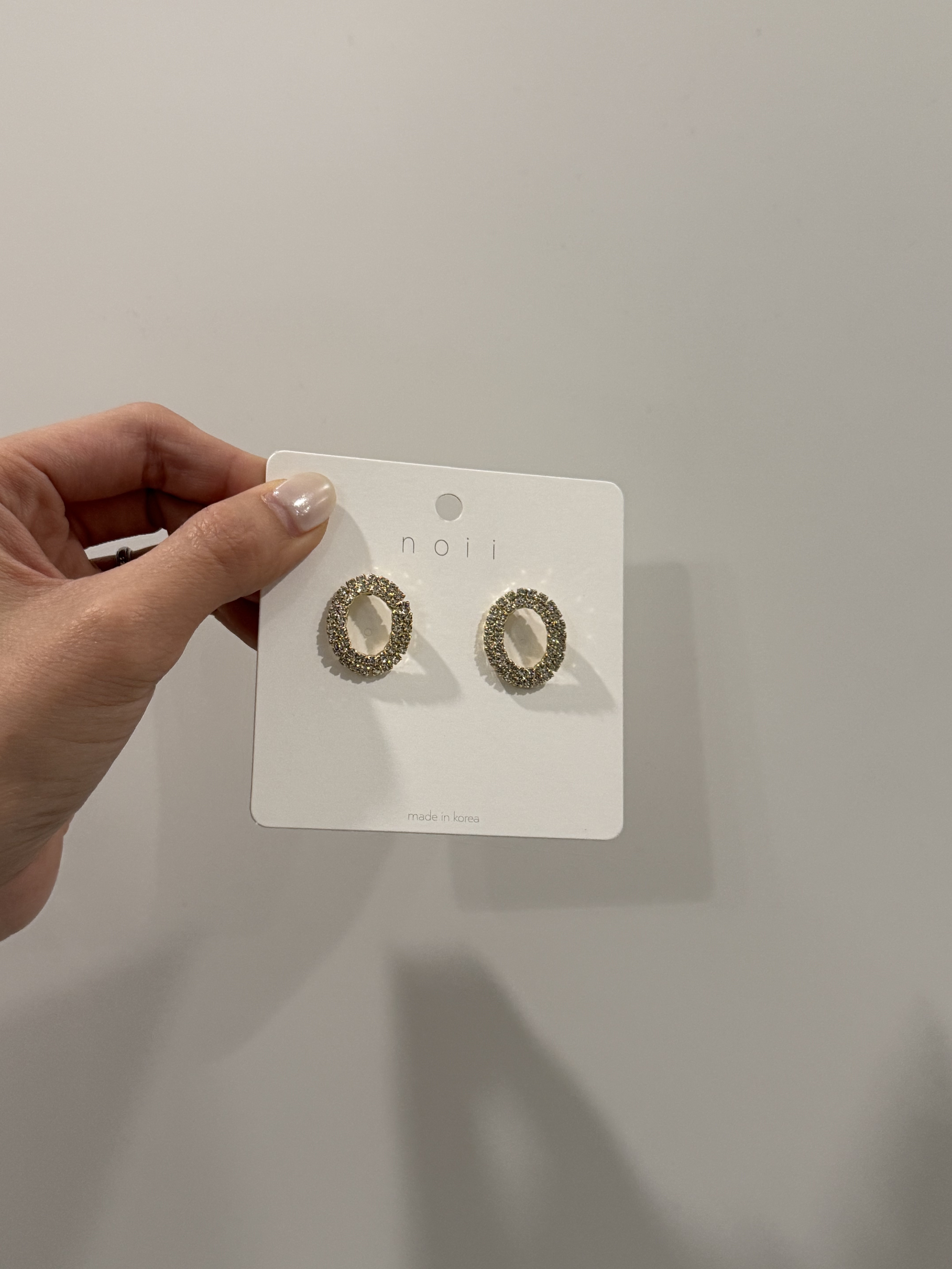 韓國連線 閃耀圓圈耳環