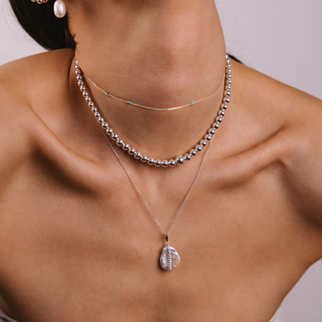 1YA0326-138 [YAY PARIS] Lana Choker Silver #500tplnmy200 (EU)