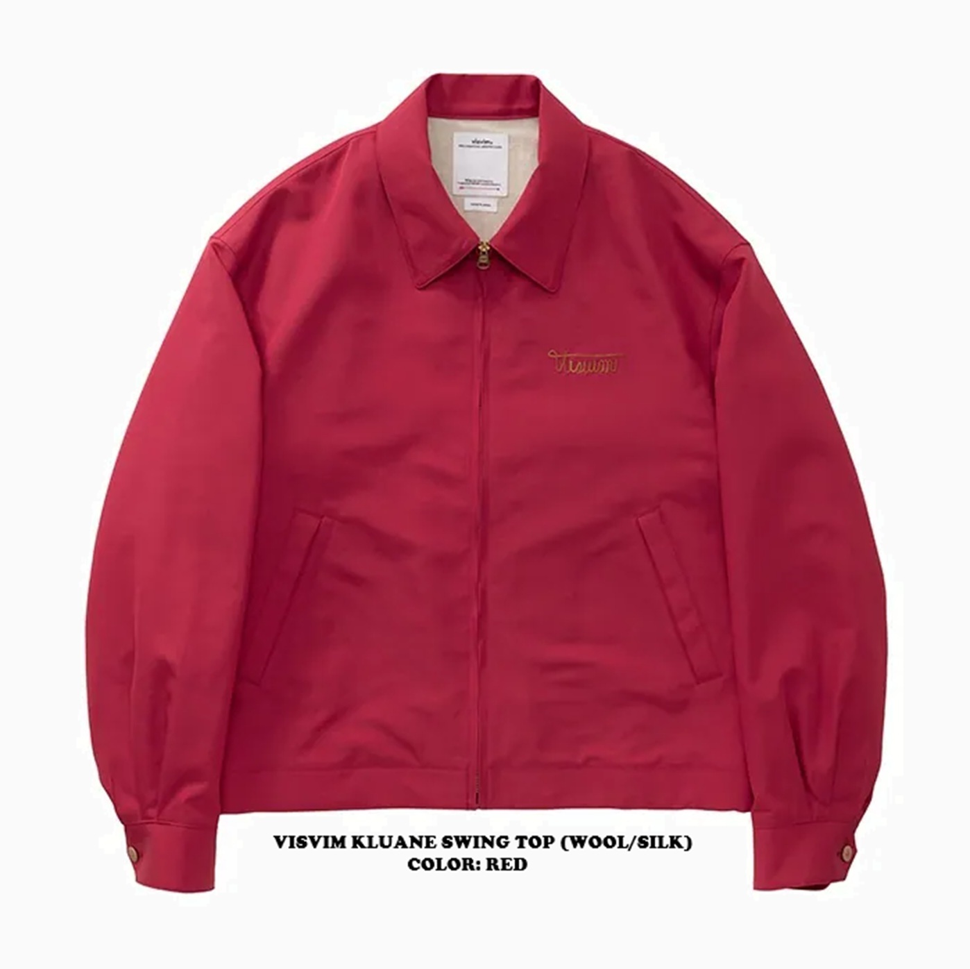 VISVIM 2026 S/S KLUANE SWING TOP (WOOL/SILK) - PRE ORDER ITEM (預訂中)