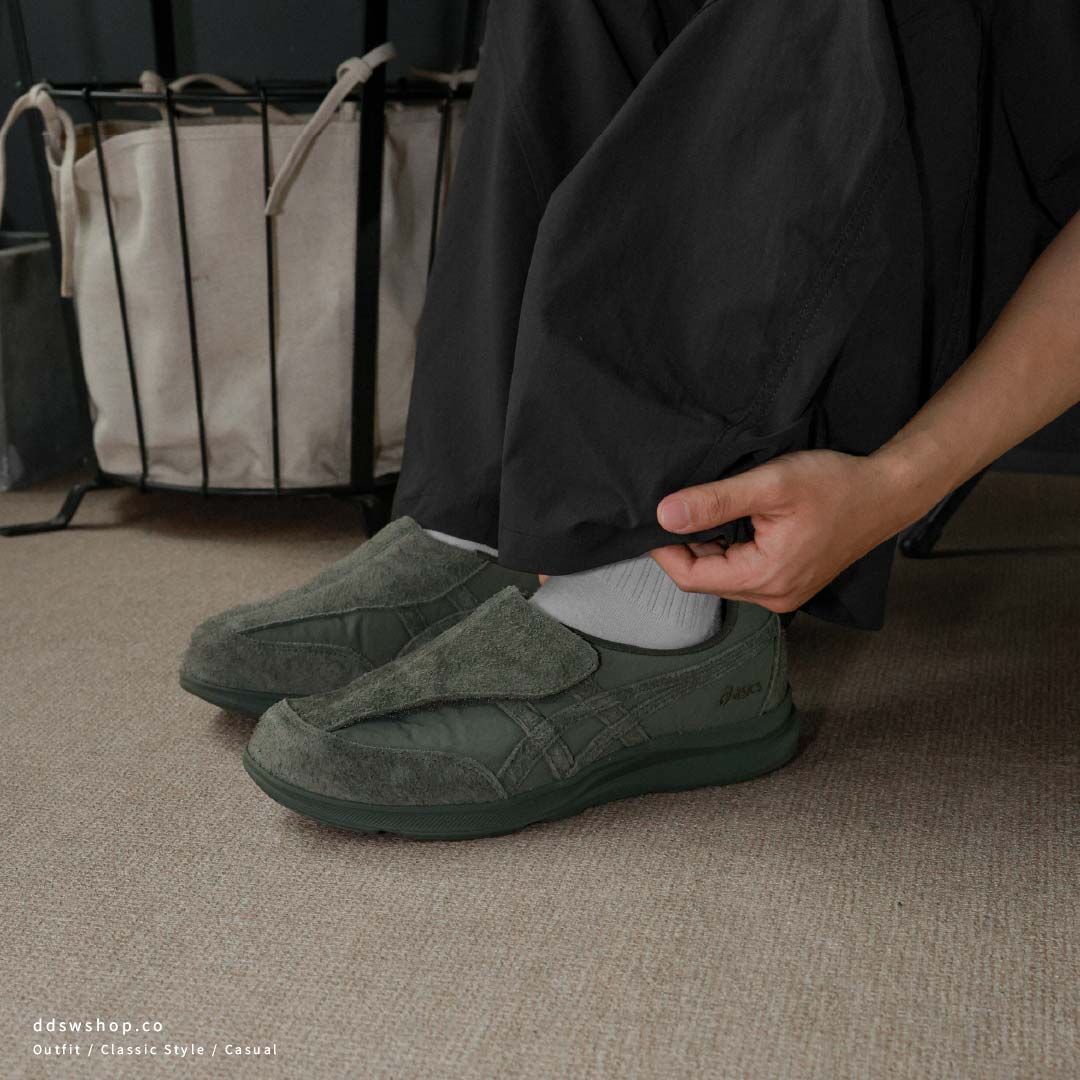 "代購" ASICS x Billy's Lifewalker Heritage 卡其綠 日本限定平底鞋 1241A015-300