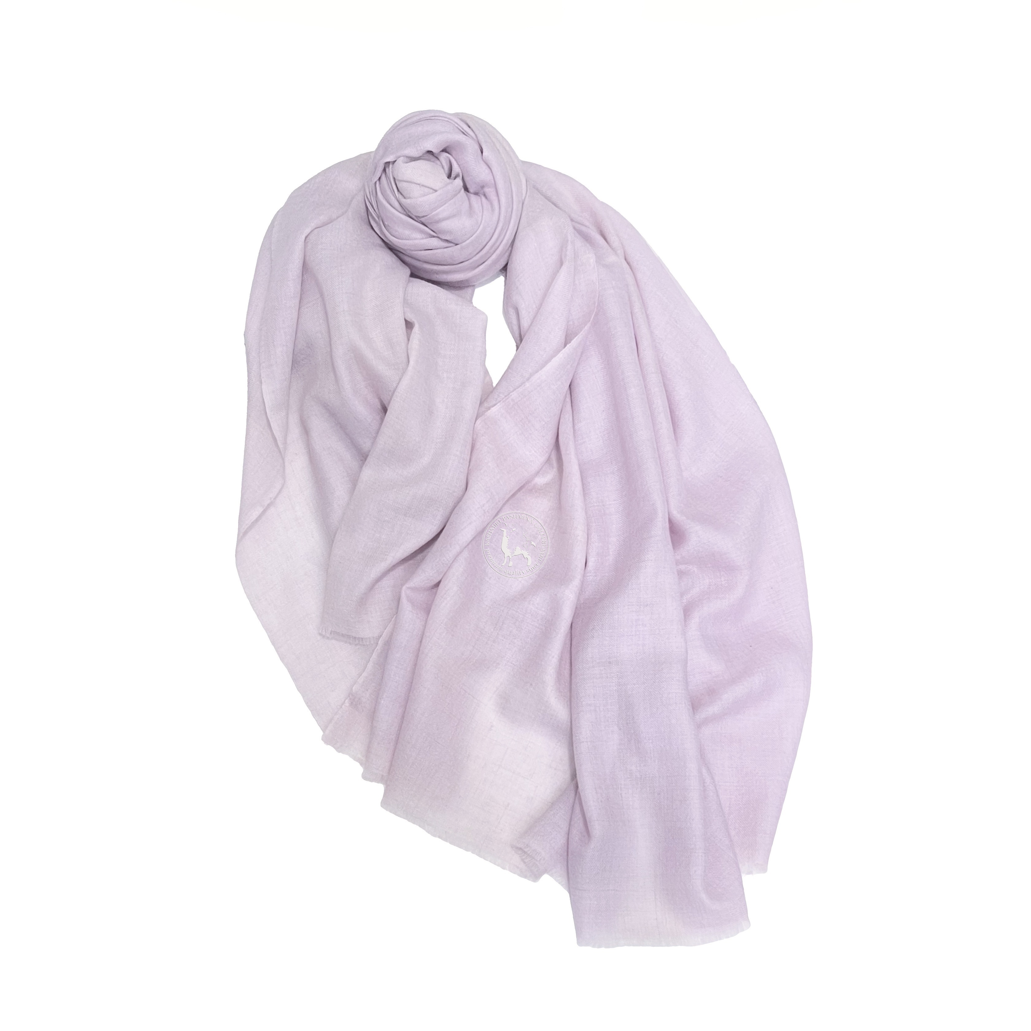 Pink Purple Four-Layer Hand-Woven Shahmina Shawl