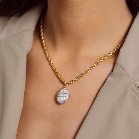 1YA0326-141 [YAY PARIS] Selene Chain Laminated Gold #510torcn100 (EU)