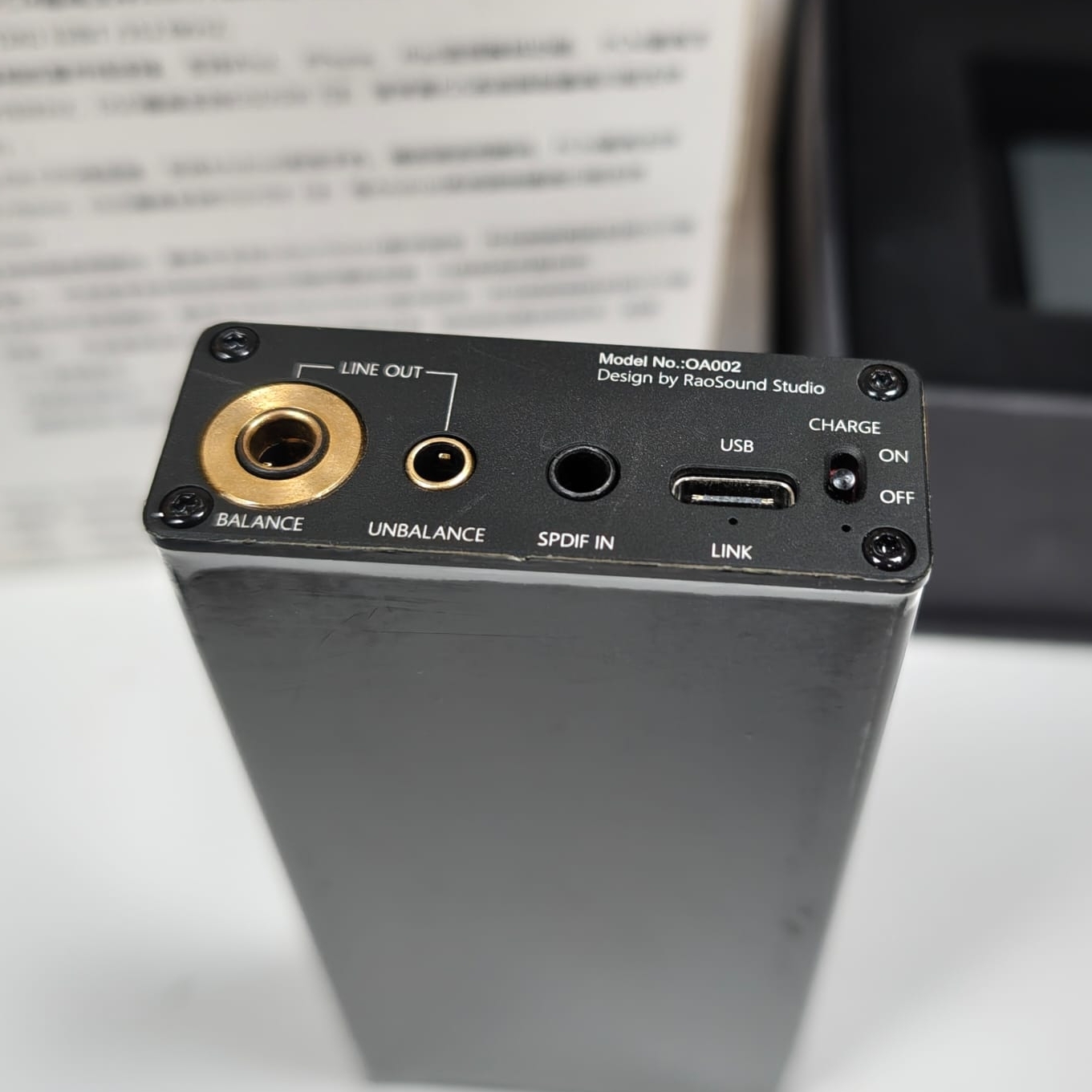 【陳列品】Oriolus - BD20 旗艦級手提平衡純解碼 | ES9038PRO | 支援DSD512, DXD | Type-C,光纖,同軸輸入 | 4.4, 3.5線路輸出