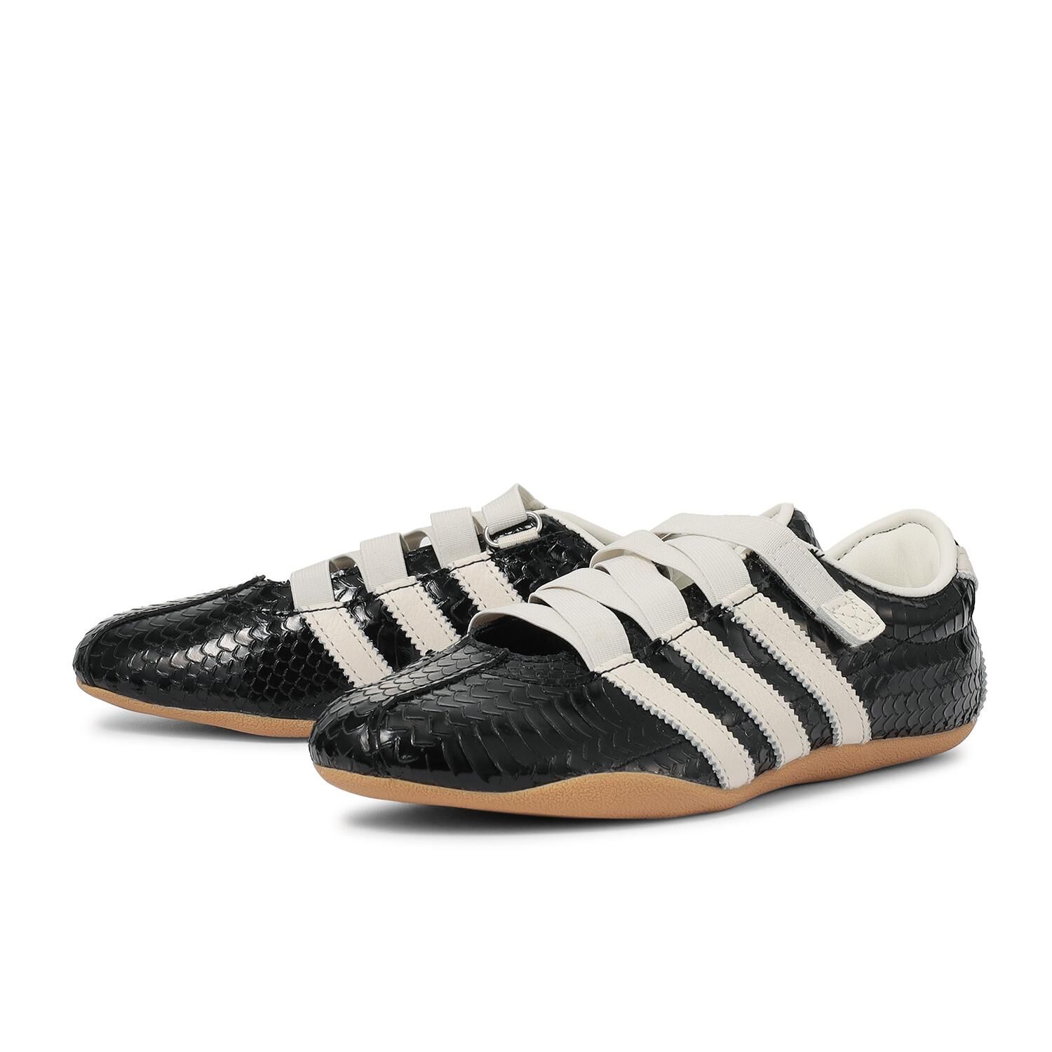 Adidas Originals Tokyo MJ 日本新款 黑色 蛇紋 薄底 瑪莉珍鞋 KI4313