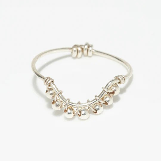 1YA0326-037 [YAY PARIS] Frida Pearl Ring Silver #23SSC-100dlde200 (EU)