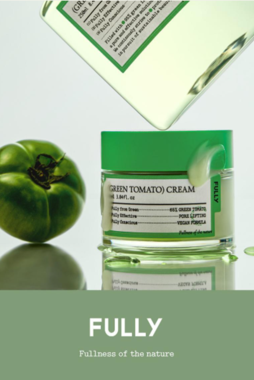 【 3/30收單 】FULLY 綠番茄緊緻毛孔彈力霜 90ml 韓國