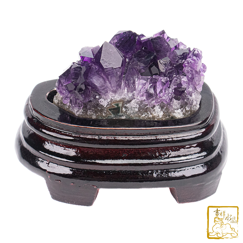 烏拉圭紫水晶簇 226g 紫氣東來
