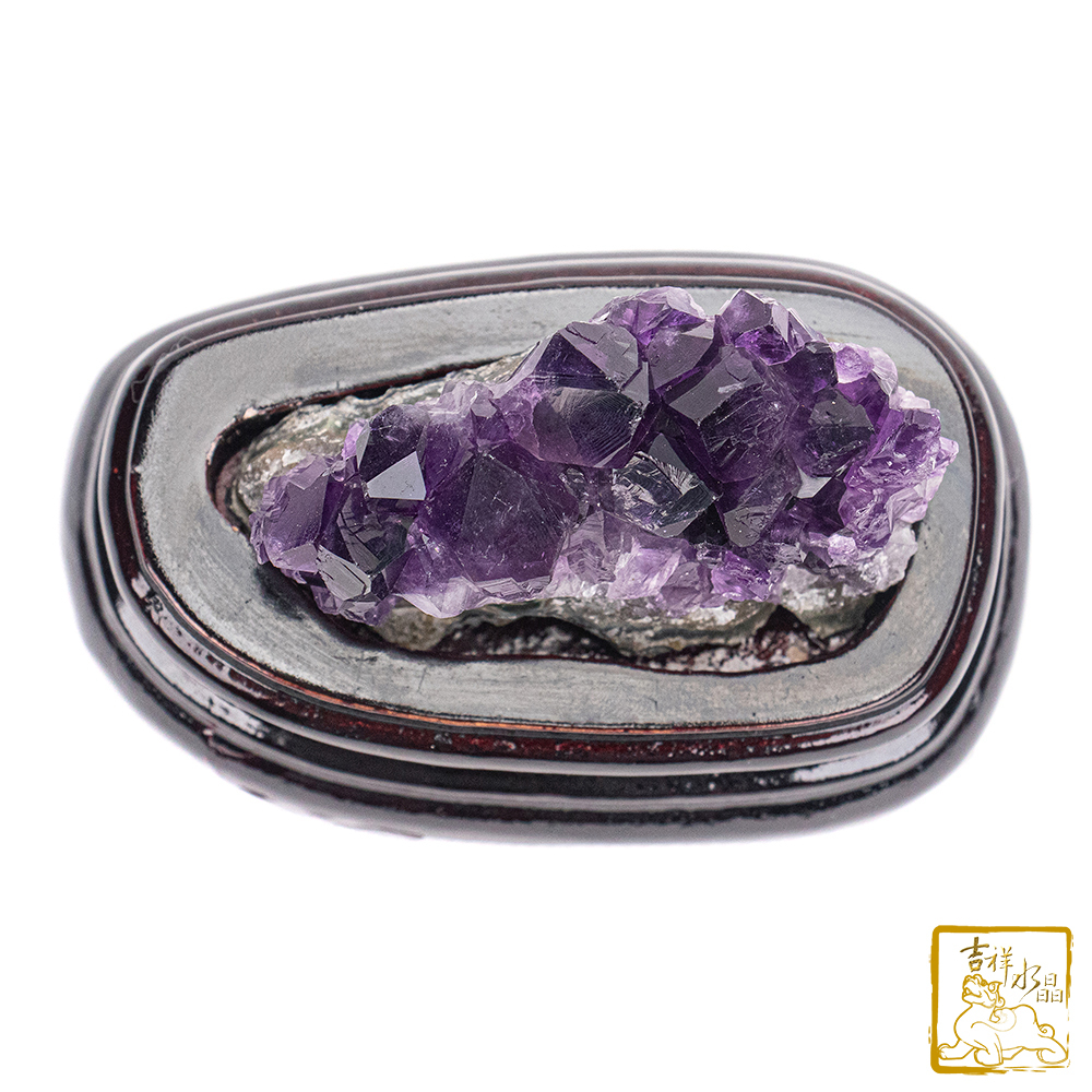 烏拉圭紫水晶簇 226g 紫氣東來