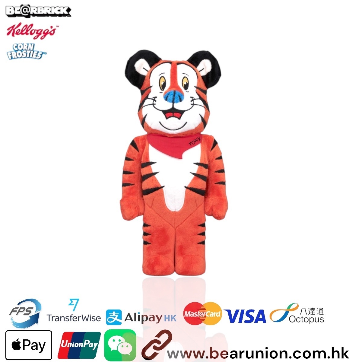 🎏預訂🎏Bearbrick 400% TONY THE TIGER COSTUME