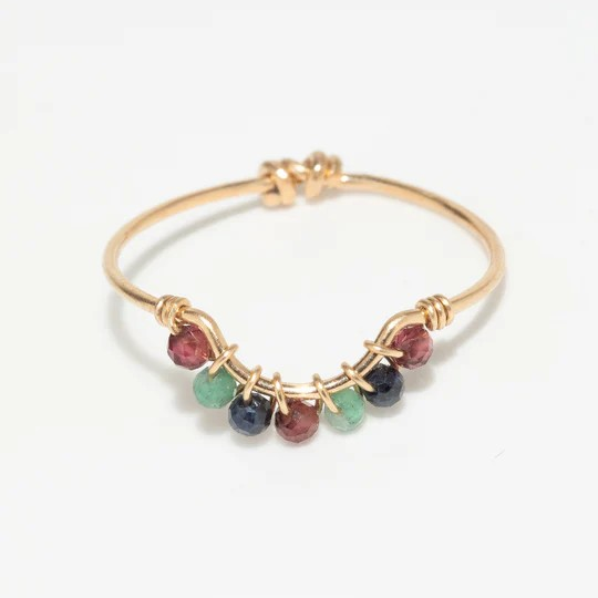 1YA0326-039 [YAY PARIS] Frida Ring - Precious Rolled Gold #100pafr161 (EU)