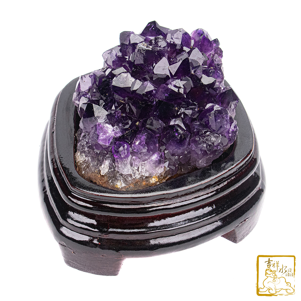 烏拉圭紫水晶簇 456g 安神靜心