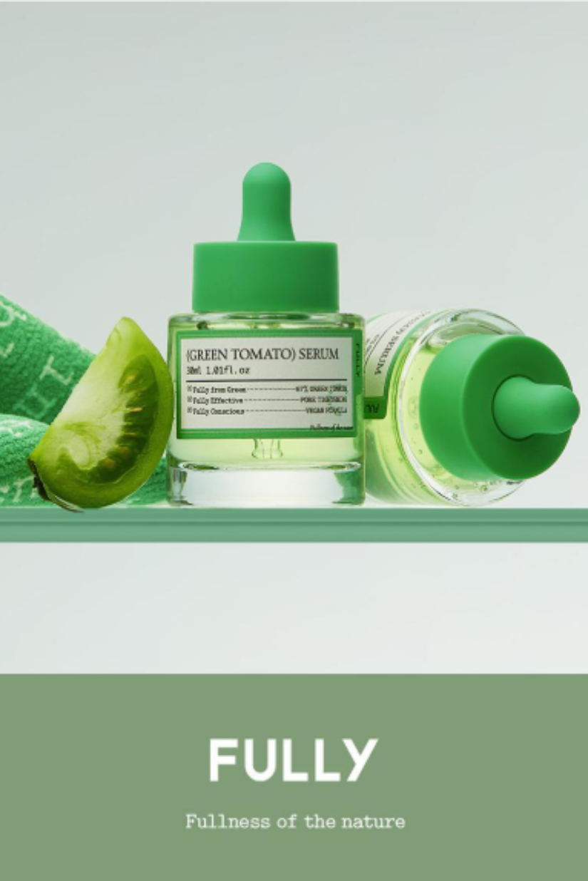 【 3/30收單 】FULLY 瞬效緊緻 綠番茄毛孔彈力精華 30ml 韓國