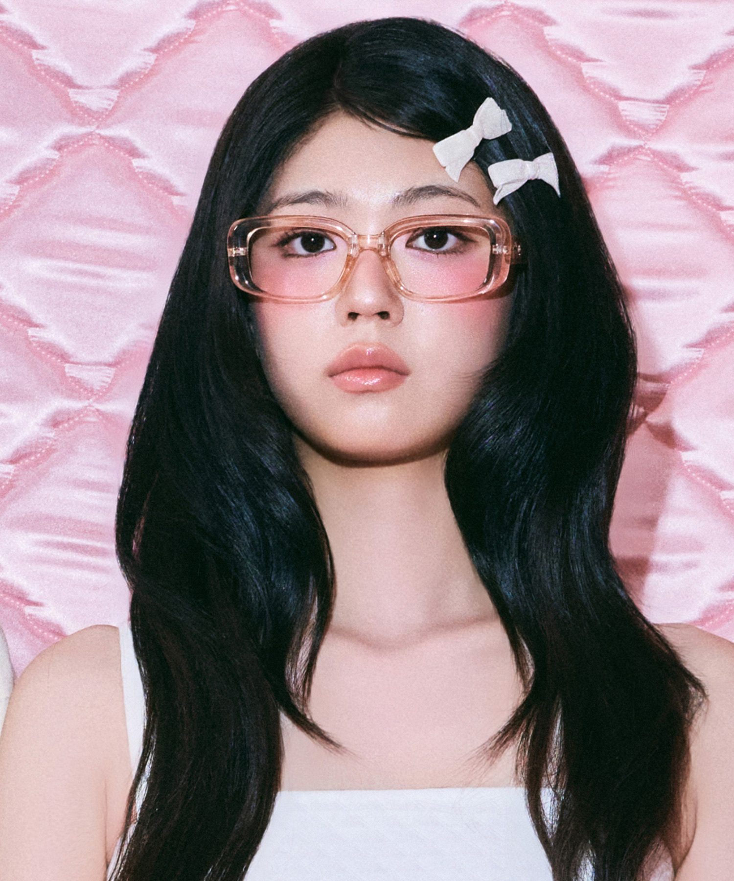 Q79 RECLOW MAYE Fold Blue Light Glasses PEACH