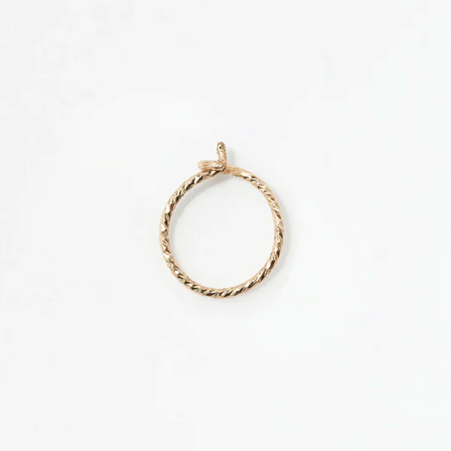 1YA0326-147 [YAY PARIS] Mini Hoop Earrings Laminated Gold #7ecmc100 (EU)