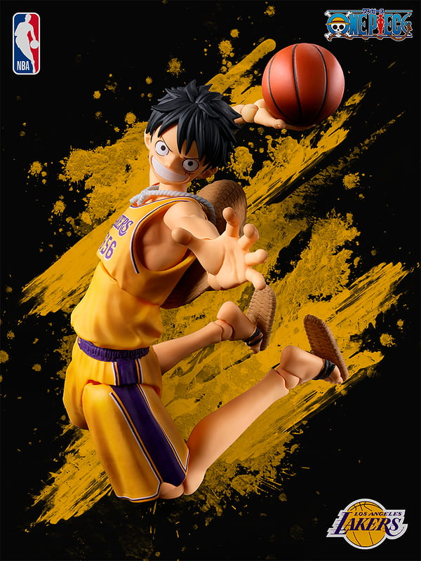 預購26/10 S.H.Figuarts 代理版 S.H.F. 航海王×NBA 魯夫 洛杉磯湖人Ver.