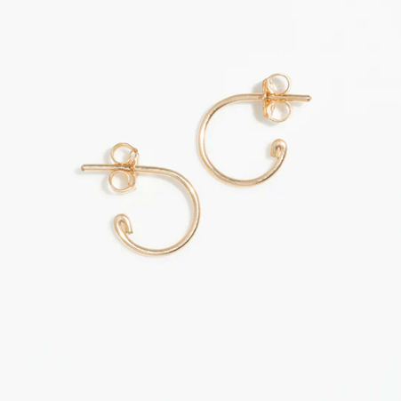 1YA0326-149 [YAY PARIS] Essential Mini Hoop Earrings Laminated Gold #22AHC-301siesnn100 (EU)