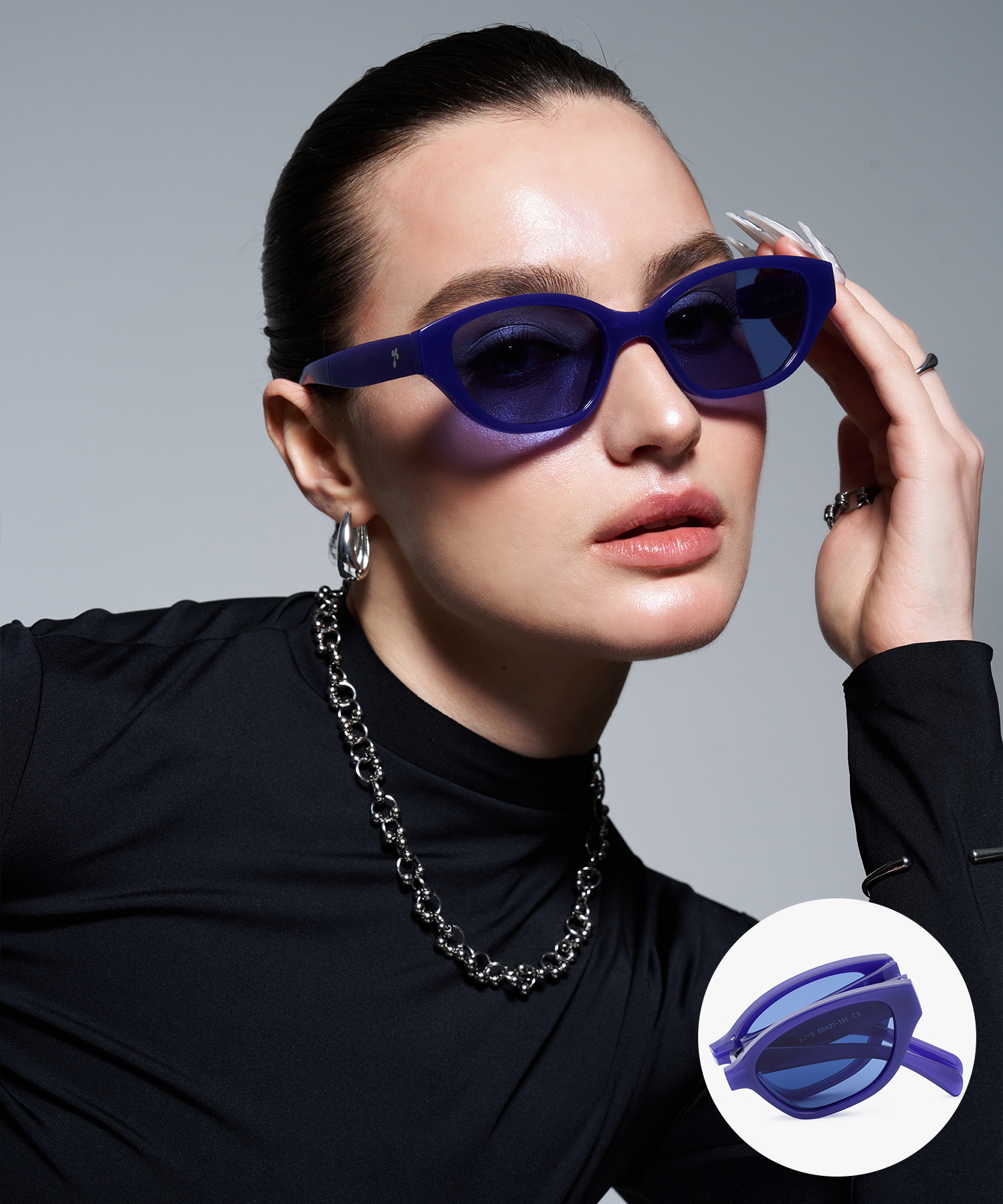 Q29 RECLOW SOYE SUNGLASS BLUE