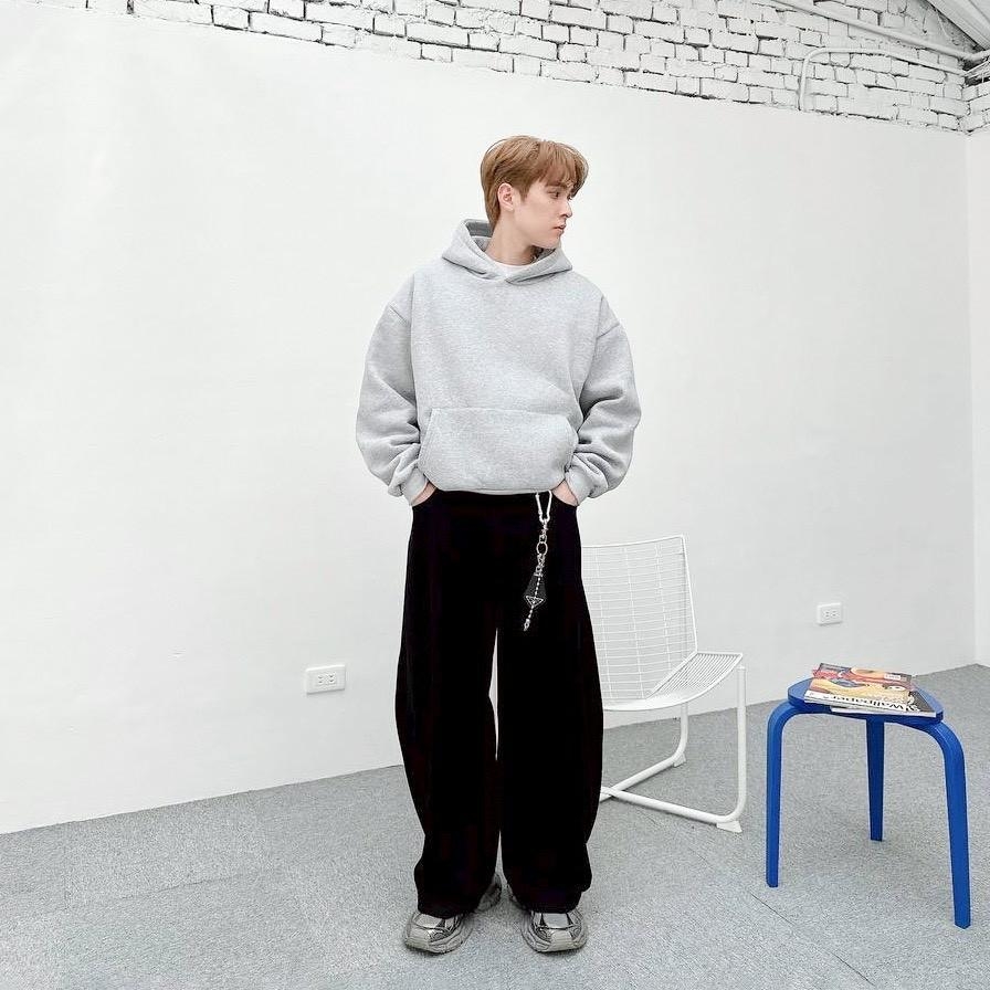 復古水洗工裝彎刀褲  1777