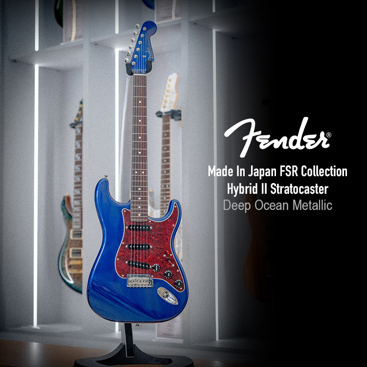 限定款 Fender Japan FSR Hybrid II Stratocaster DOM 電吉他