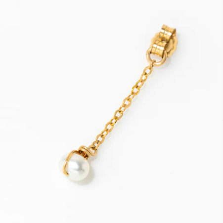1YA0326-156 [YAY PARIS] Stella Clasp Cultured Pearl Laminated Gold #22AHC-350pdst101 (EU)